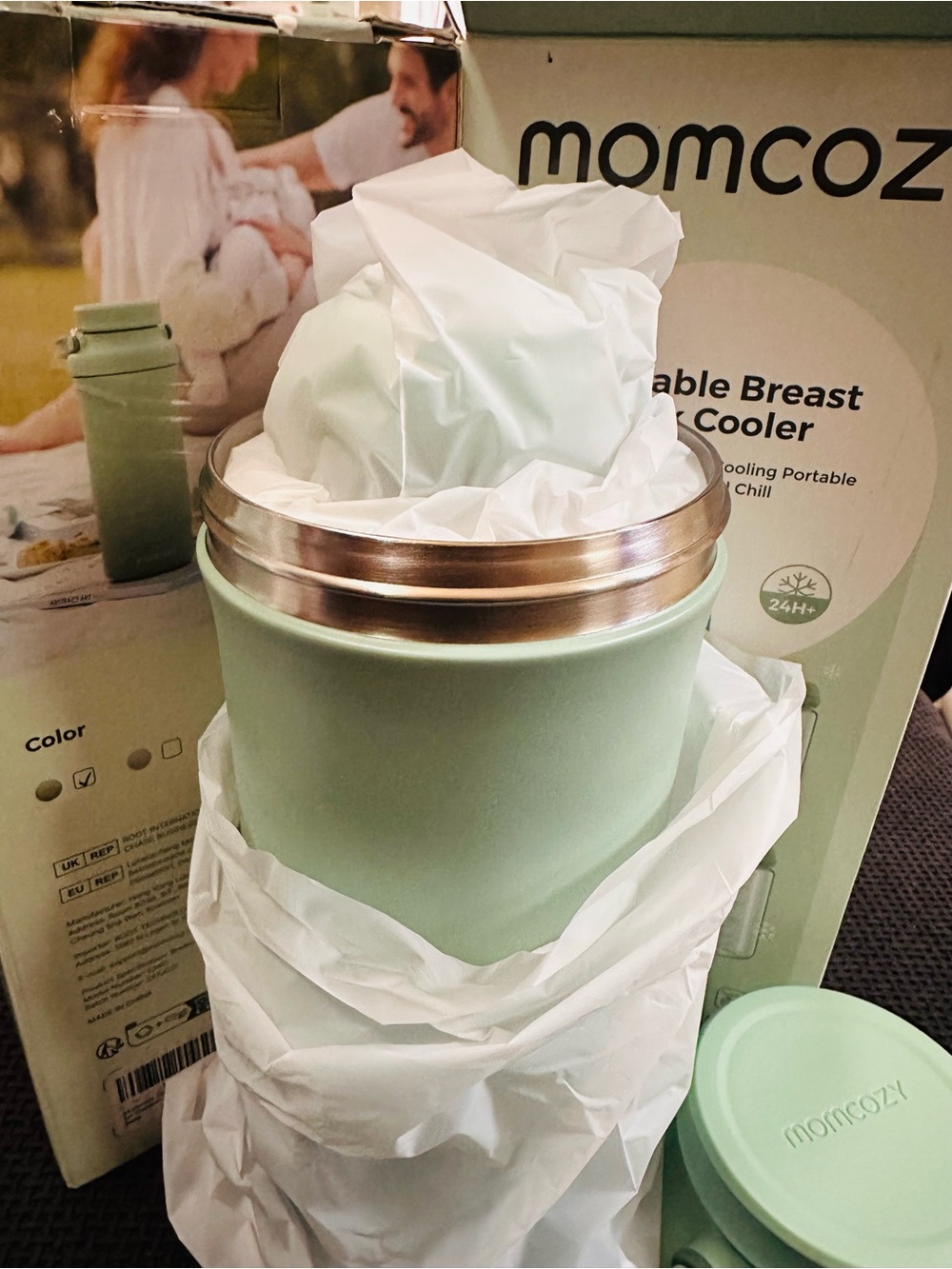 Mint Portable Breast Milk Cooler 22oz